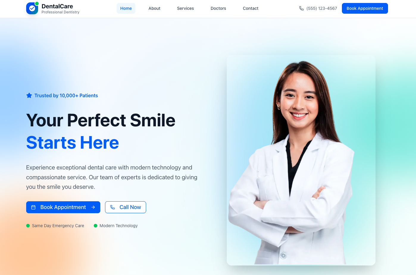 Dental Clinic Website